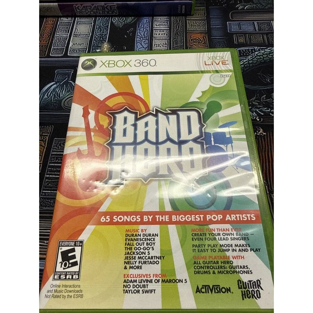 Xbox 360 Games Lot Of 8 Music Games Karaoke Revolution RockBand CIB Tested